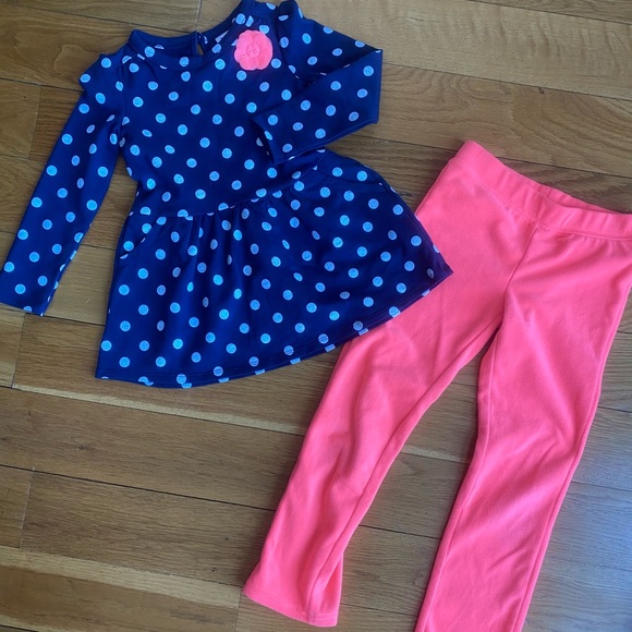 Dress with matching pants